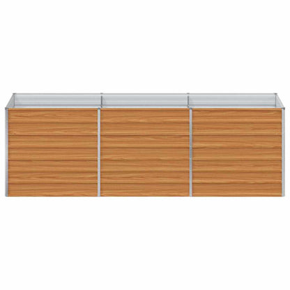 Verhoogde plantenbak Licht Bruin 240 x 80 x 77 cm