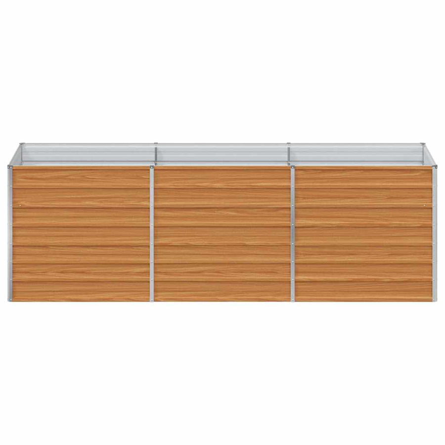 Verhoogde plantenbak Licht Bruin 240 x 80 x 77 cm