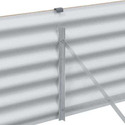 Verhoogde plantenbak 970 x 100 x 36 cm Gegalvaniseerd staal