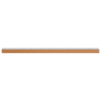 Verhoogde plantenbak 970 x 100 x 36 cm Gegalvaniseerd staal