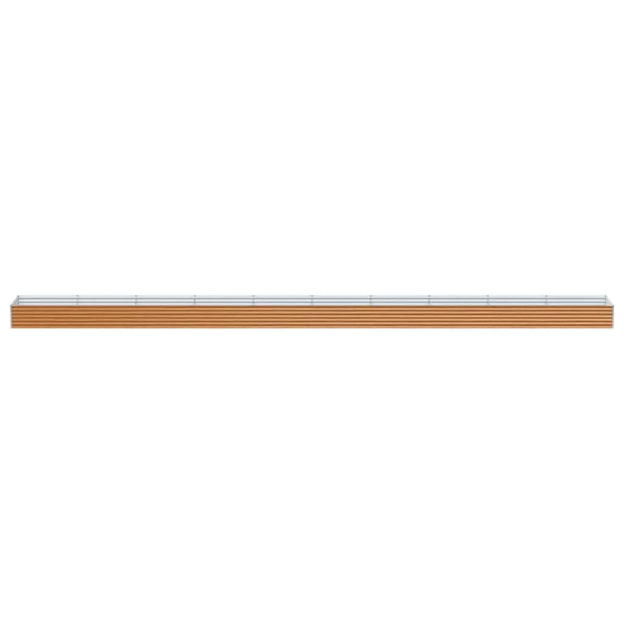 Verhoogde plantenbak 970 x 100 x 36 cm Gegalvaniseerd staal