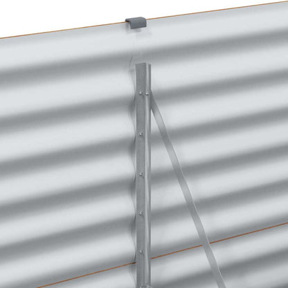 Verhoogde plantenbak 390 x 50 x 68 cm Gegalvaniseerd staal