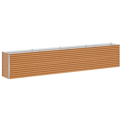 Verhoogde plantenbak 390 x 50 x 68 cm Gegalvaniseerd staal
