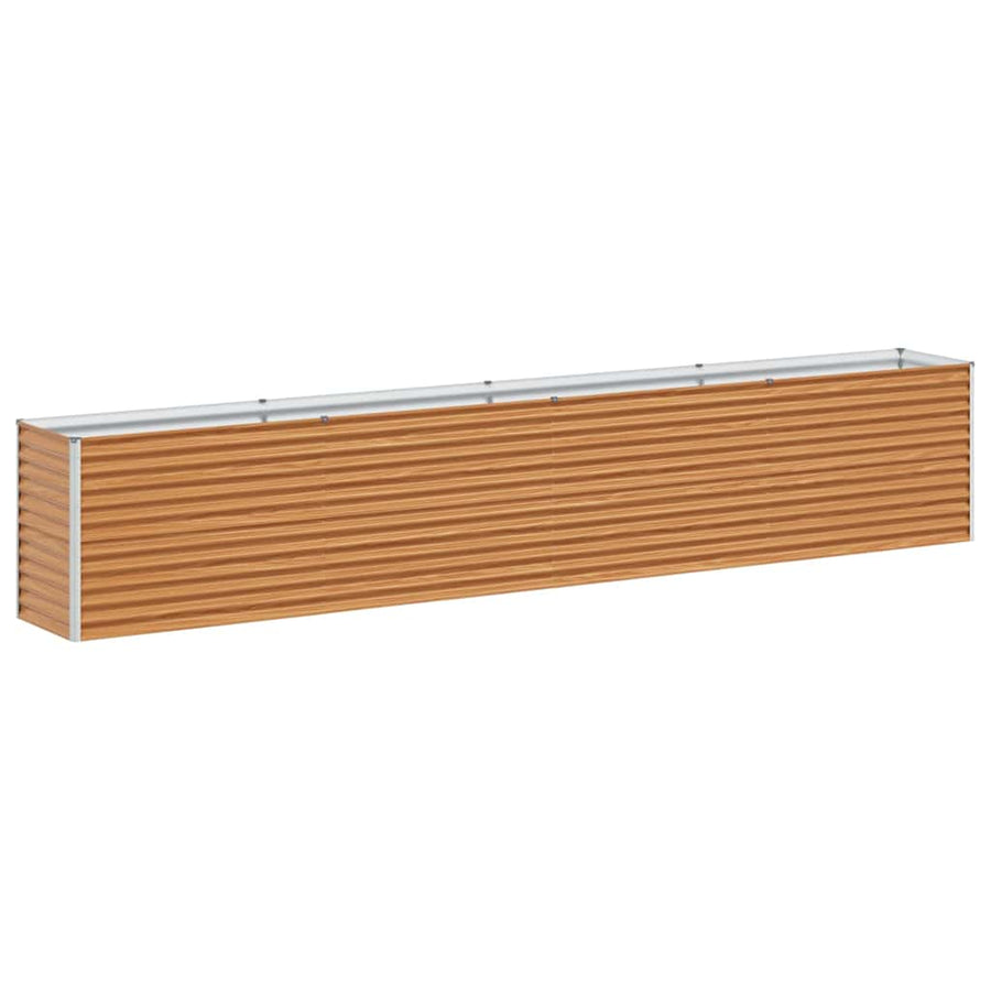Verhoogde plantenbak 390 x 50 x 68 cm Gegalvaniseerd staal
