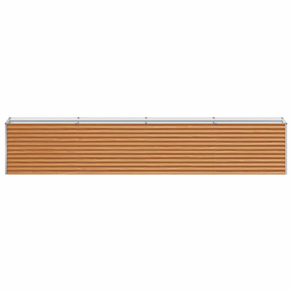 Verhoogde plantenbak 390 x 50 x 68 cm Gegalvaniseerd staal