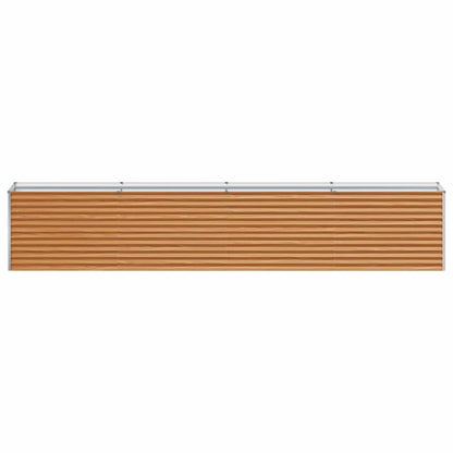 Verhoogde plantenbak 390 x 50 x 68 cm Gegalvaniseerd staal