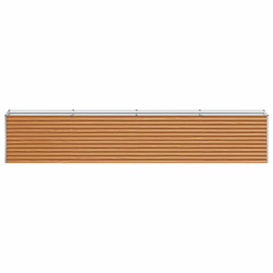 Verhoogde plantenbak 390 x 50 x 68 cm Gegalvaniseerd staal