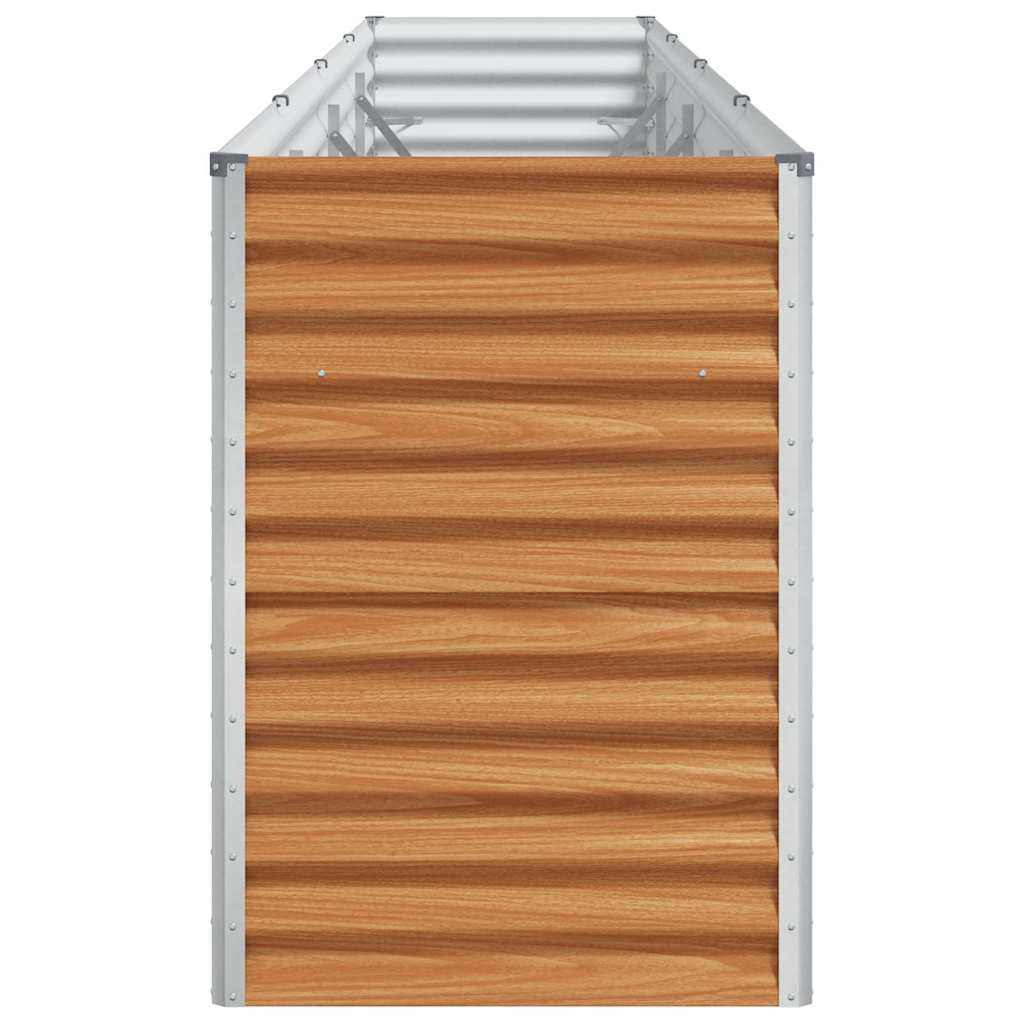 Verhoogde plantenbak 390 x 50 x 68 cm Gegalvaniseerd staal