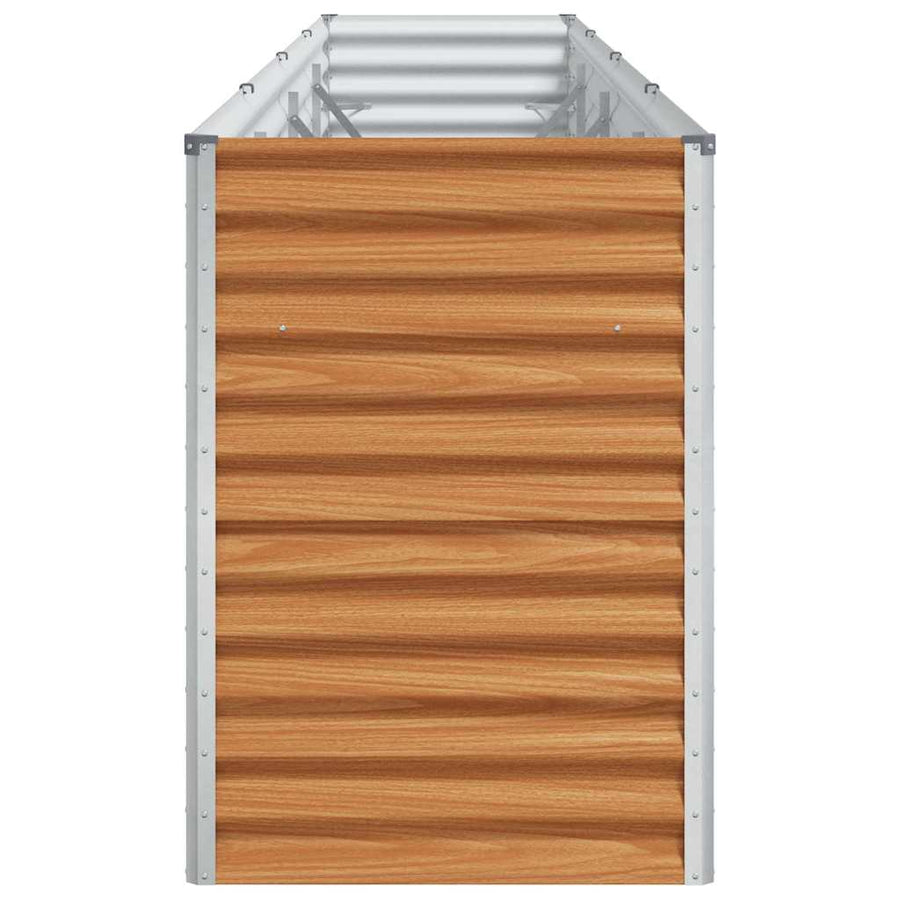 Verhoogde plantenbak 390 x 50 x 68 cm Gegalvaniseerd staal