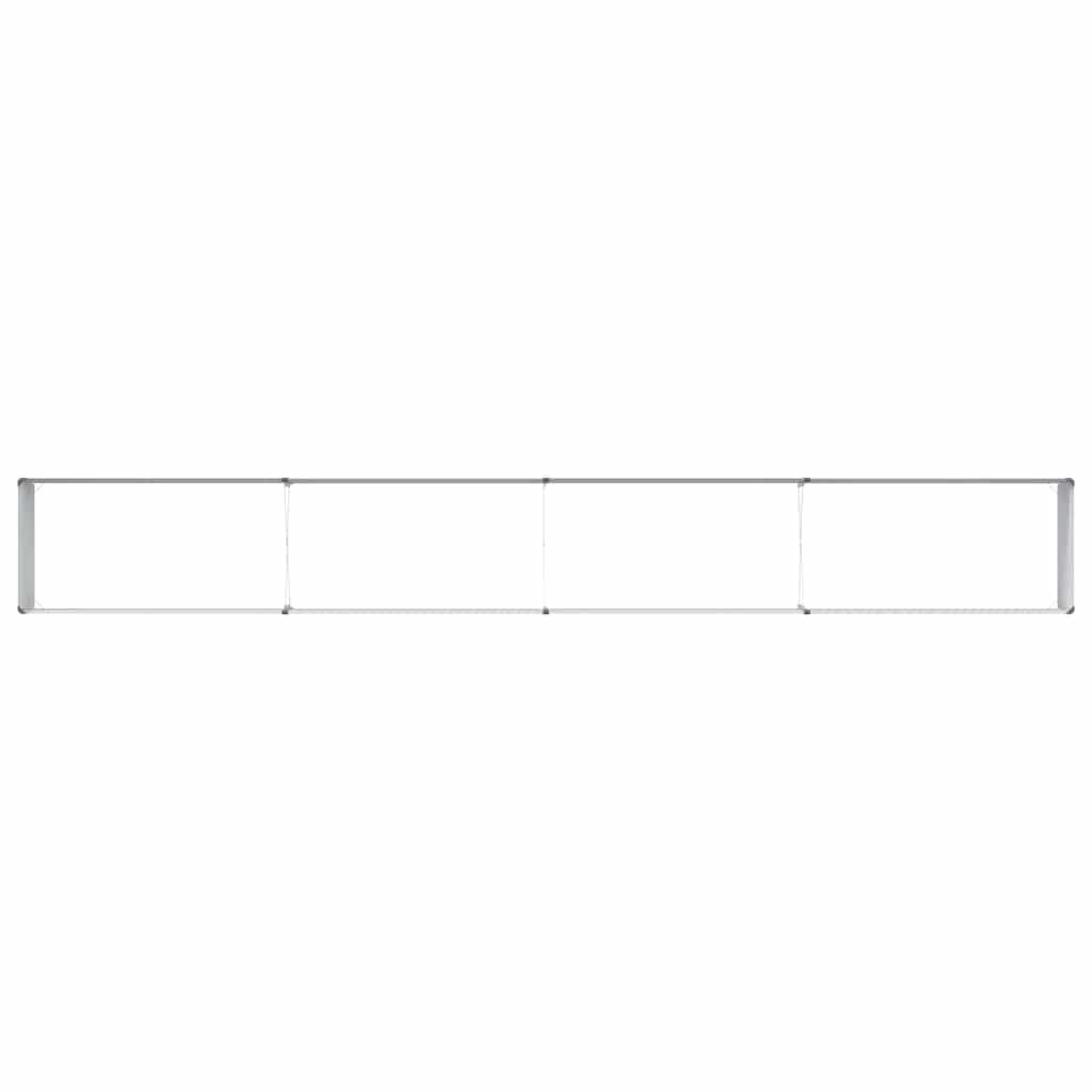 Verhoogde plantenbak 390 x 50 x 68 cm Gegalvaniseerd staal