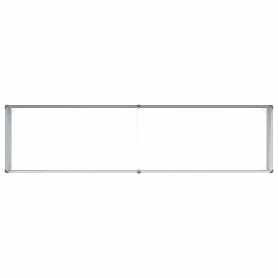 Verhoogde plantenbak 195 x 50 x 36 cm Gegalvaniseerd staal