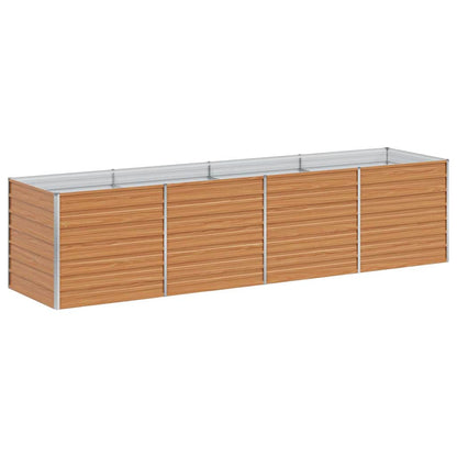 Verhoogde plantenbak Licht Bruin 320 x 80 x 77 cm