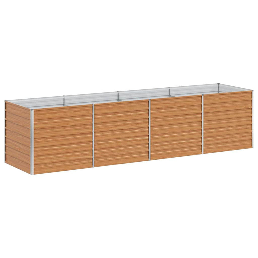 Verhoogde plantenbak Licht Bruin 320 x 80 x 77 cm