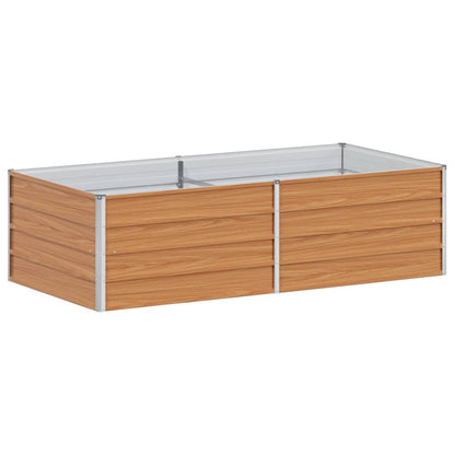 Verhoogde plantenbak Licht Bruin 160 x 80 x 45 cm