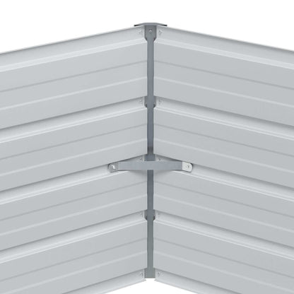 Verhoogd Tuinbed Hout Uiterlijk 129 x 129 x 45 cm
