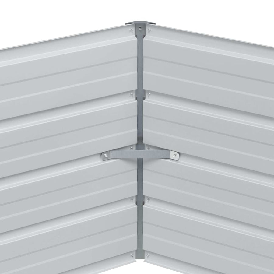 Verhoogd Tuinbed Hout Uiterlijk 129 x 129 x 45 cm