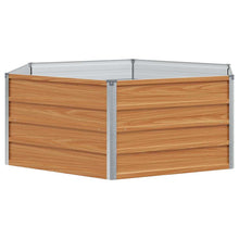 Verhoogd Tuinbed Hout Uiterlijk 129 x 129 x 45 cm