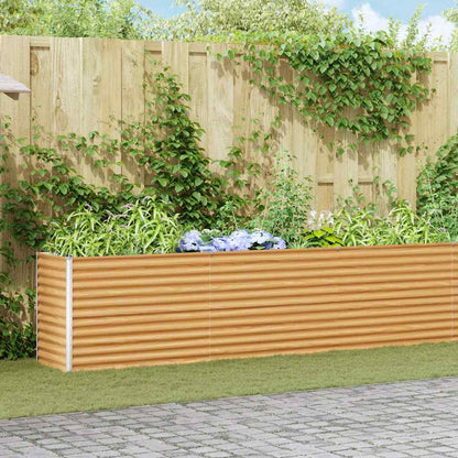 Verhoogde plantenbak 582 x 50 x 68 cm Gegalvaniseerd staal