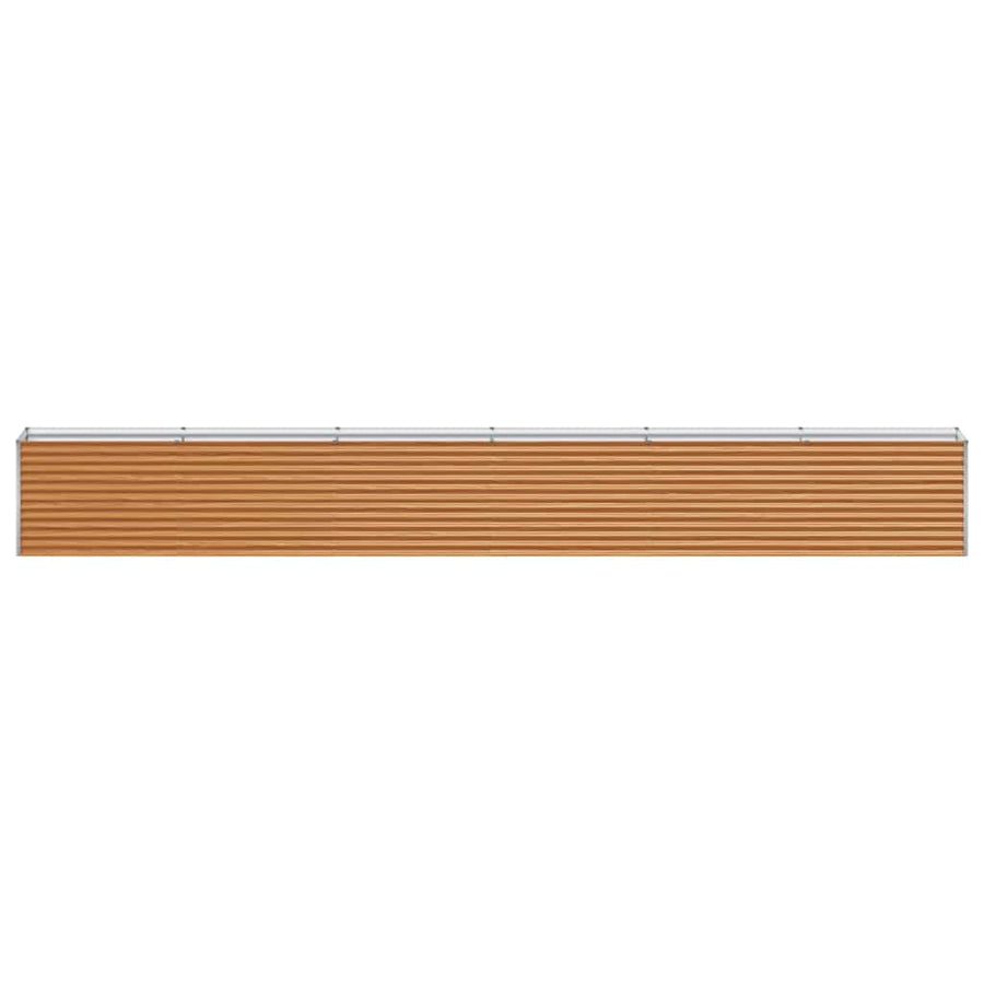 Verhoogde plantenbak 582 x 50 x 68 cm Gegalvaniseerd staal