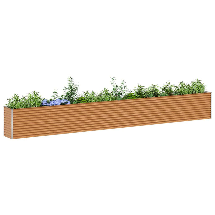 Verhoogde plantenbak 582 x 50 x 68 cm Gegalvaniseerd staal