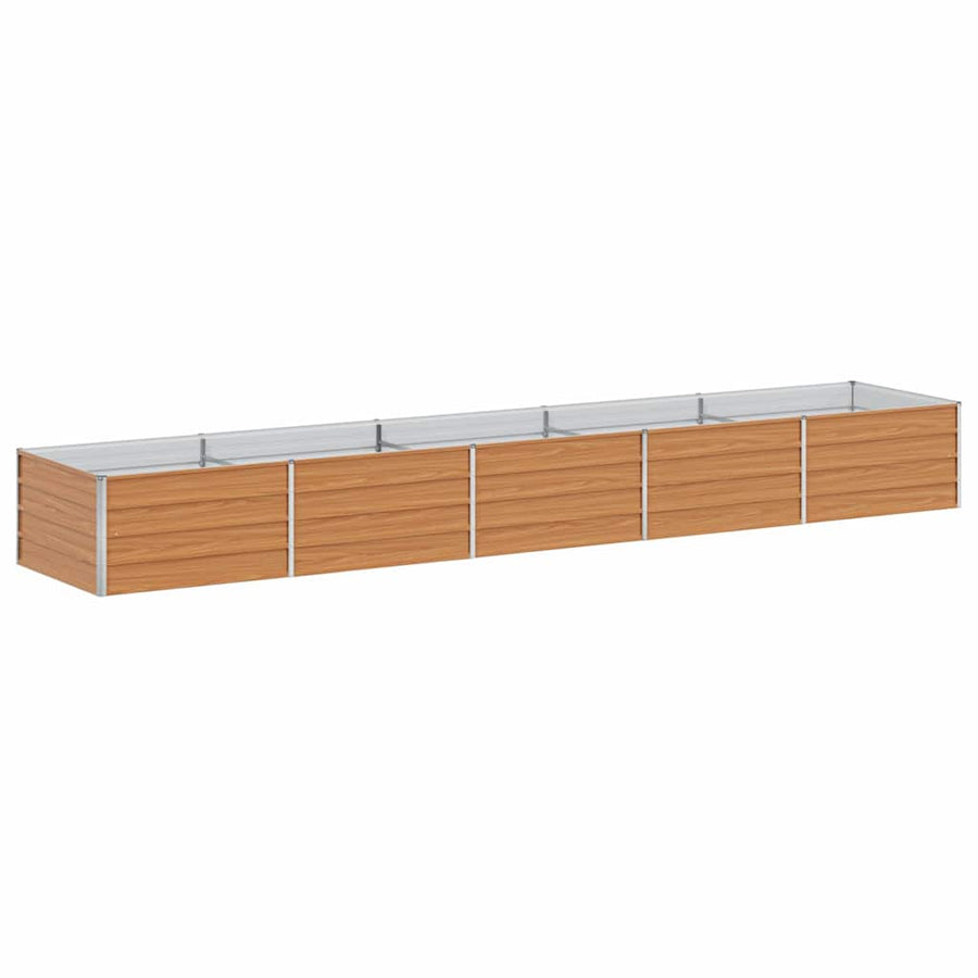 Verhoogde plantenbak Licht Bruin 400 x 80 x 45 cm