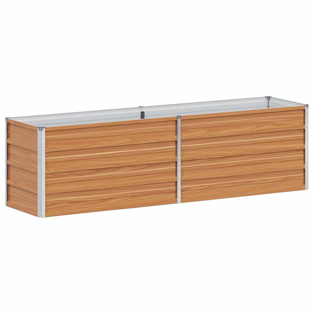 Verhoogde plantenbak Licht Bruin 160 x 40 x 45 cm