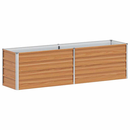 Verhoogde plantenbak Licht Bruin 160 x 40 x 45 cm