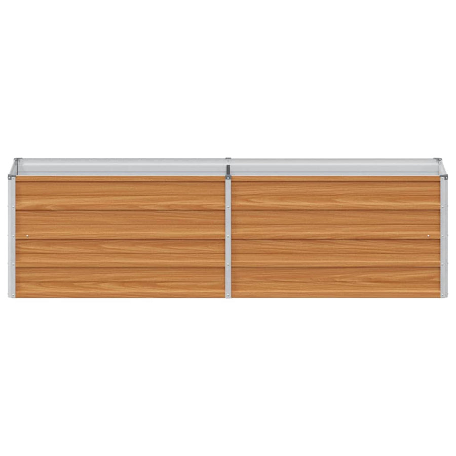 Verhoogde plantenbak Licht Bruin 160 x 40 x 45 cm