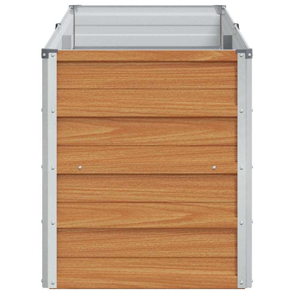 Verhoogde plantenbak Licht Bruin 160 x 40 x 45 cm