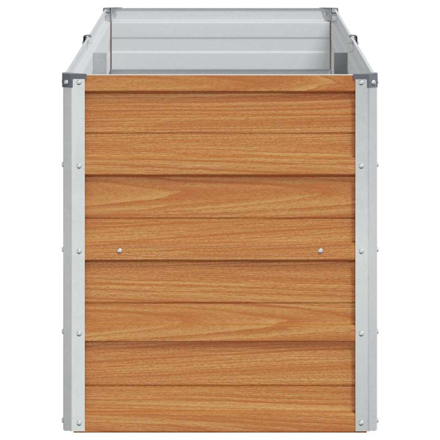 Verhoogde plantenbak Licht Bruin 160 x 40 x 45 cm