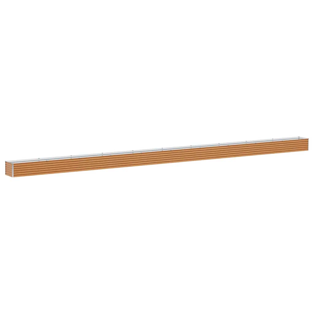 Verhoogde plantenbak 970 x 50 x 36 cm Gegalvaniseerd staal