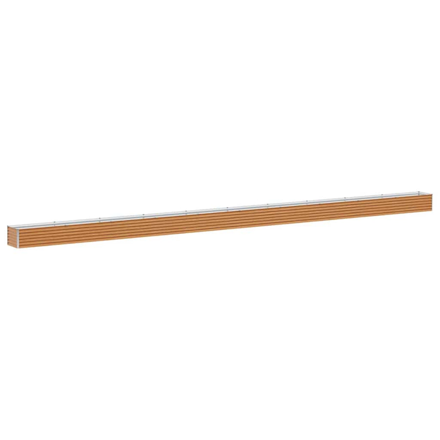 Verhoogde plantenbak 970 x 50 x 36 cm Gegalvaniseerd staal
