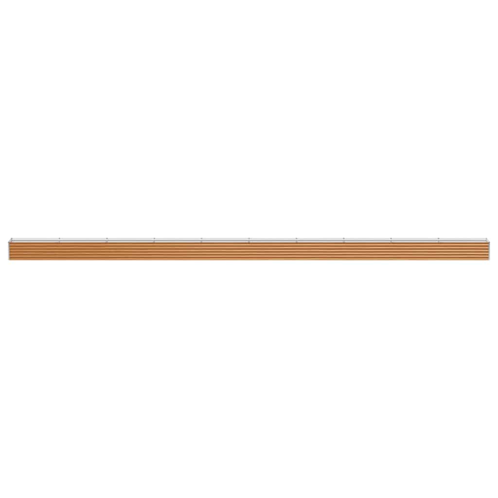 Verhoogde plantenbak 970 x 50 x 36 cm Gegalvaniseerd staal