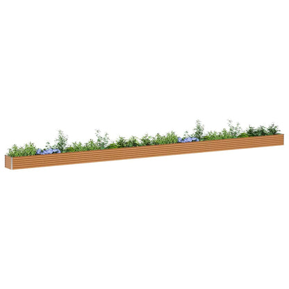 Verhoogde plantenbak 970 x 50 x 36 cm Gegalvaniseerd staal