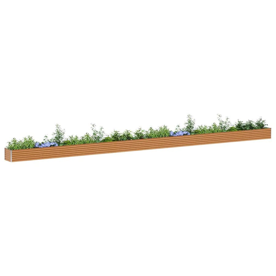 Verhoogde plantenbak 970 x 50 x 36 cm Gegalvaniseerd staal