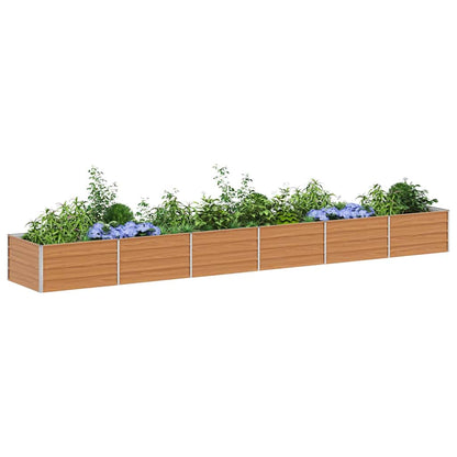 Verhoogde plantenbak Licht Bruin 480 x 80 x 45 cm