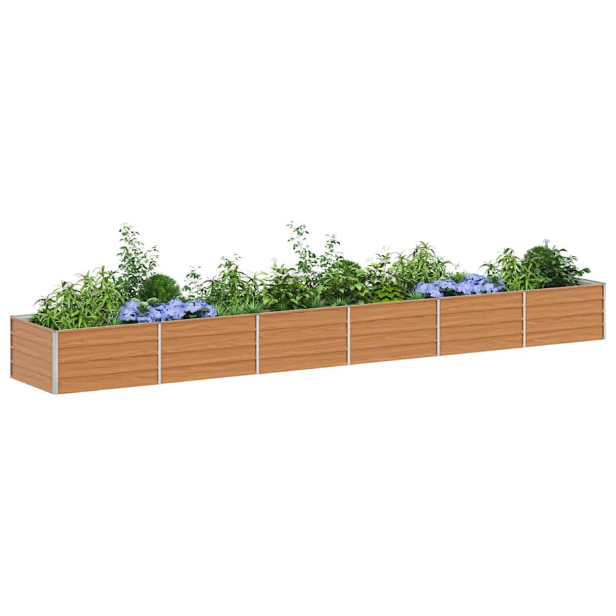 Verhoogde plantenbak Licht Bruin 480 x 80 x 45 cm