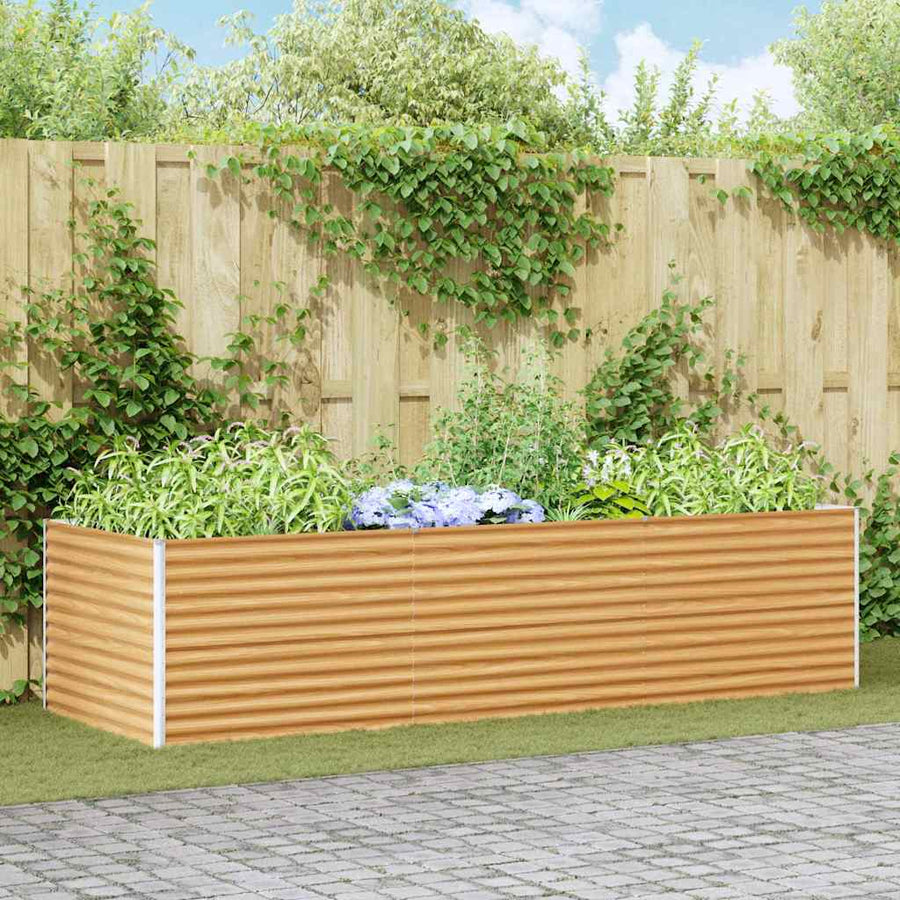 Verhoogde plantenbak 290 x 100 x 68 cm Gegalvaniseerd staal