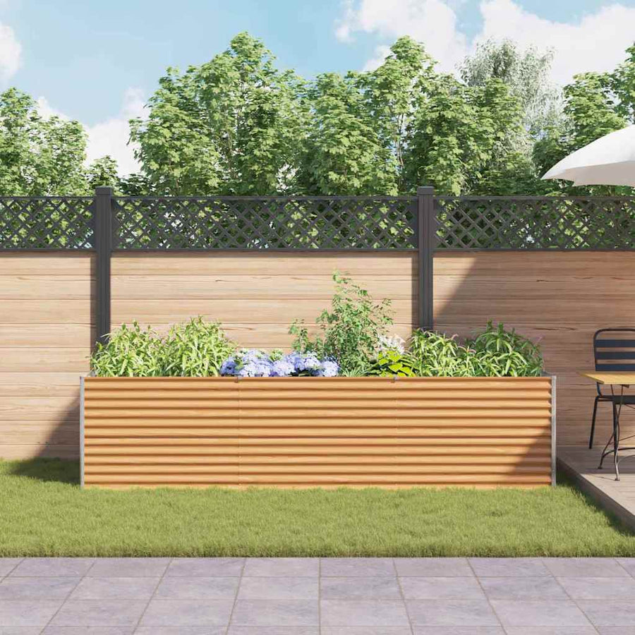 Verhoogde plantenbak 290 x 100 x 68 cm Gegalvaniseerd staal