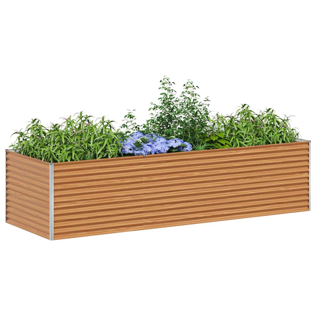 Verhoogde plantenbak 290 x 100 x 68 cm Gegalvaniseerd staal