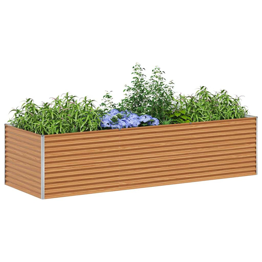 Verhoogde plantenbak 290 x 100 x 68 cm Gegalvaniseerd staal