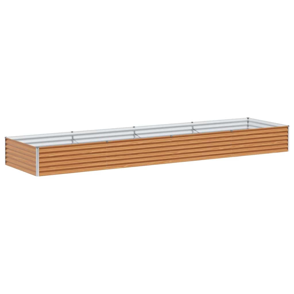 Verhoogde plantenbak 390 x 100 x 36 cm Gegalvaniseerd staal