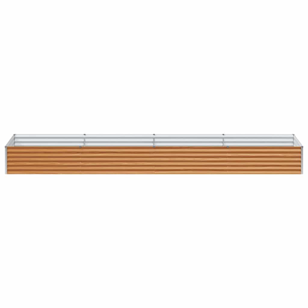 Verhoogde plantenbak 390 x 100 x 36 cm Gegalvaniseerd staal