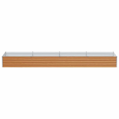 Verhoogde plantenbak 390 x 100 x 36 cm Gegalvaniseerd staal