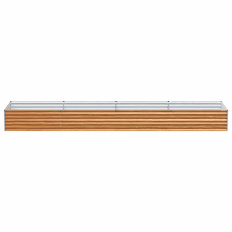 Verhoogde plantenbak 390 x 100 x 36 cm Gegalvaniseerd staal