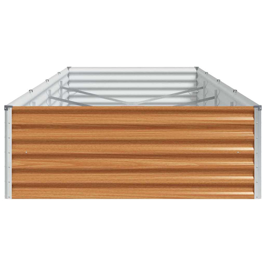 Verhoogde plantenbak 390 x 100 x 36 cm Gegalvaniseerd staal