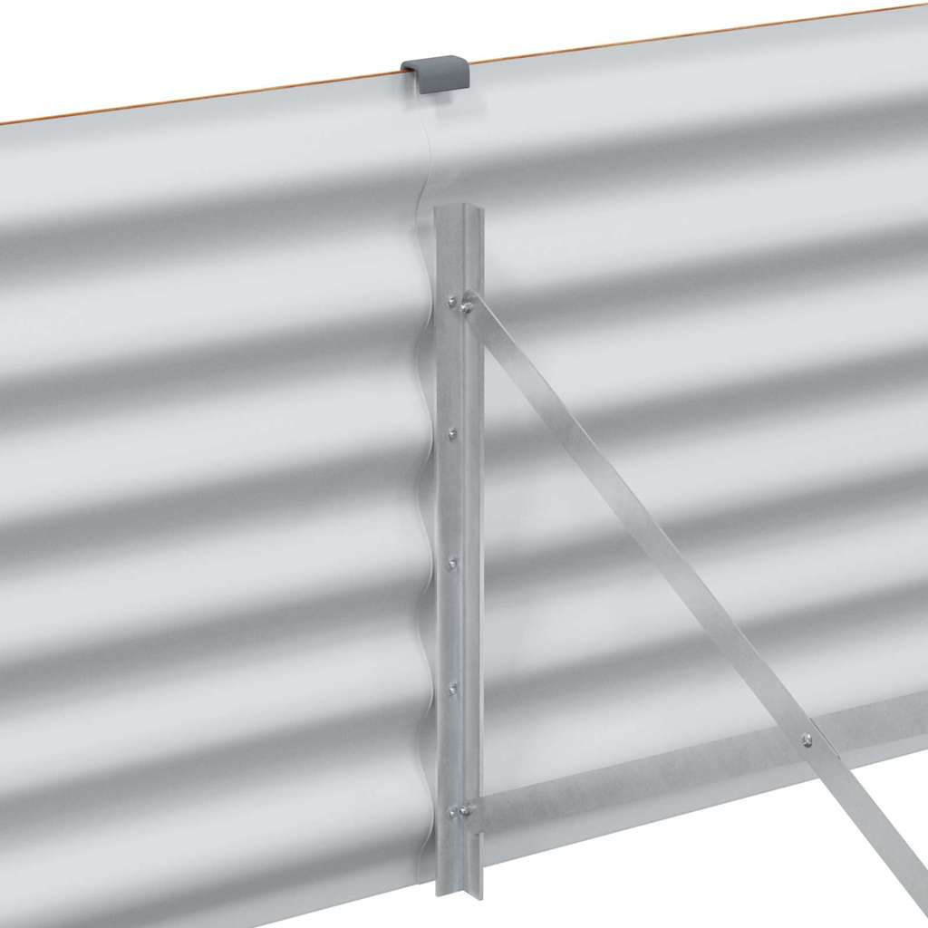 Verhoogde plantenbak 775 x 100 x 36 cm Gegalvaniseerd staal