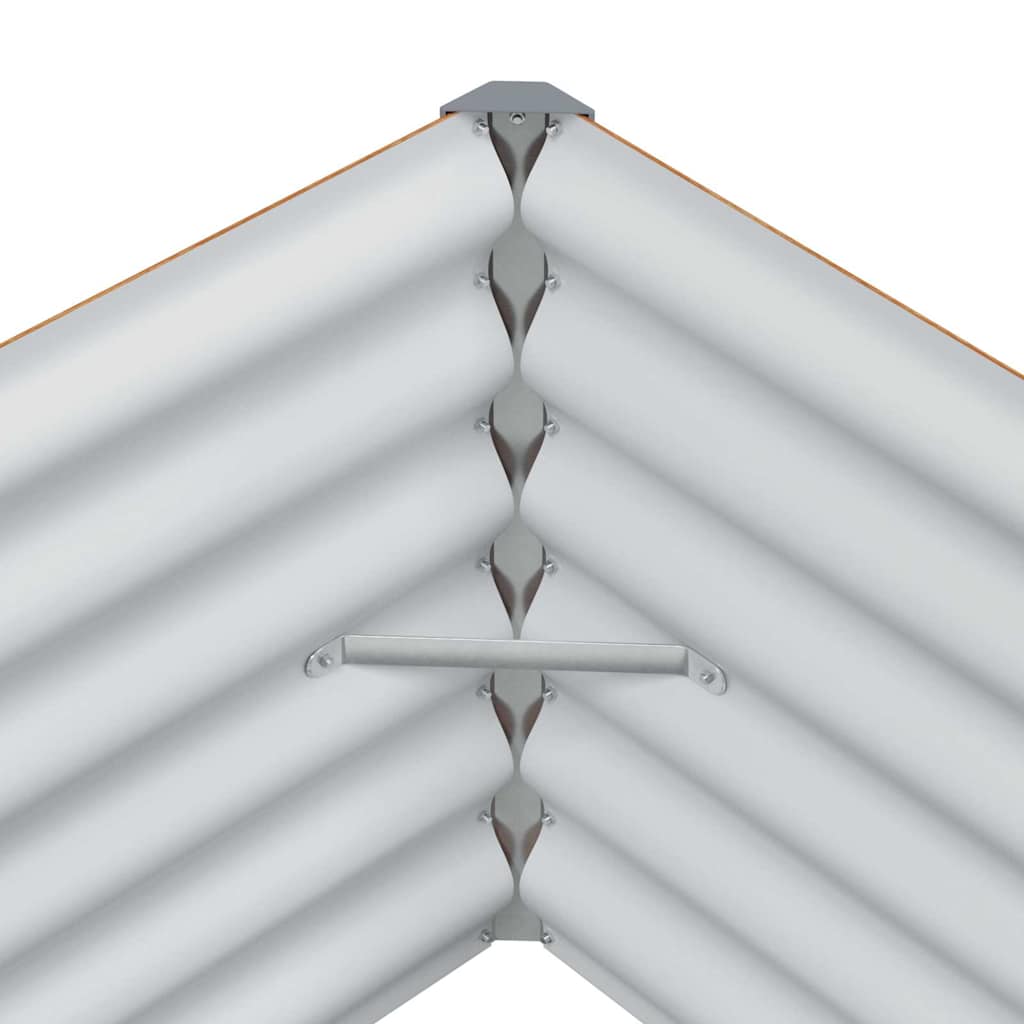 Verhoogde plantenbak 775 x 100 x 36 cm Gegalvaniseerd staal