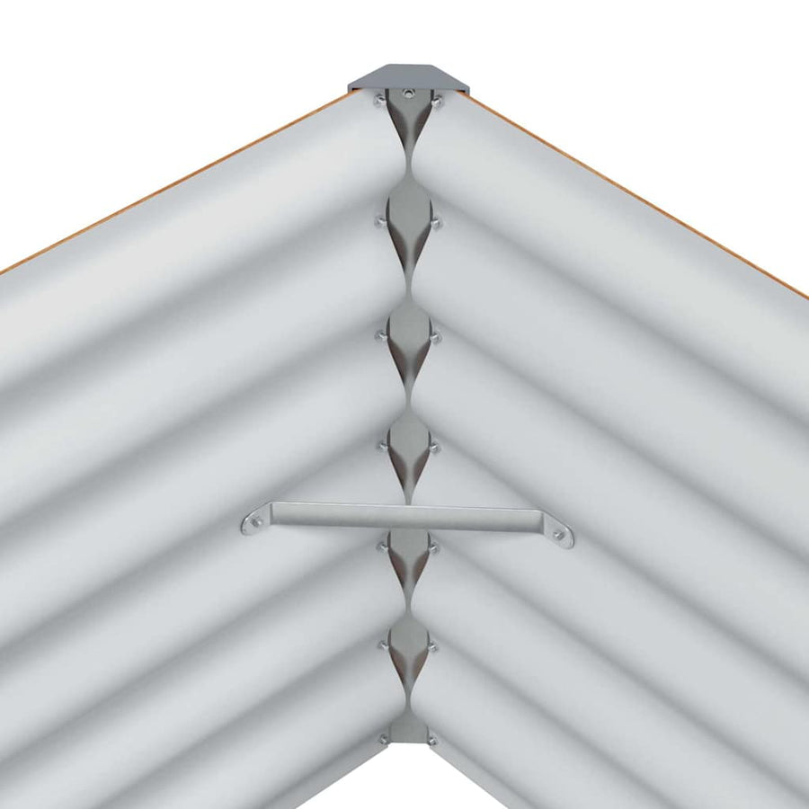 Verhoogde plantenbak 775 x 100 x 36 cm Gegalvaniseerd staal
