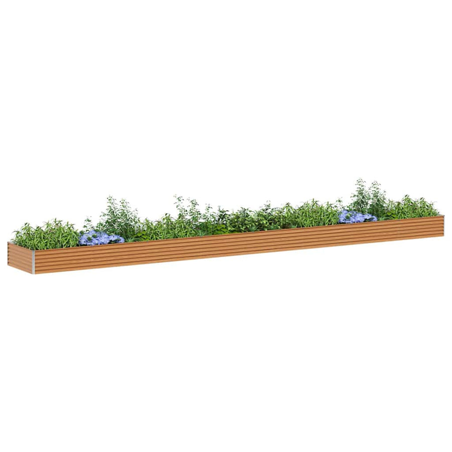 Verhoogde plantenbak 775 x 100 x 36 cm Gegalvaniseerd staal